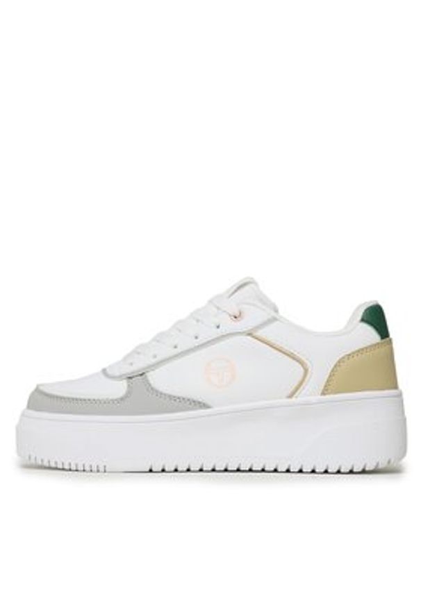 SERGIO TACCHINI - Sergio Tacchini Sneakersy Alexa STF231W021-10 Biały. Kolor: biały. Materiał: skóra
