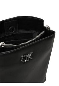 Calvin Klein Torebka Ck Bucket Bag K60K612803 Czarny. Kolor: czarny. Materiał: skórzane #5
