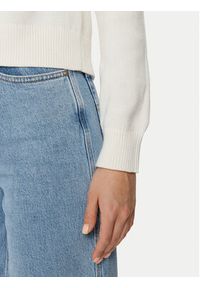 Tommy Jeans Sweter Center Flag DW0DW19335 Écru Regular Fit. Materiał: bawełna #4