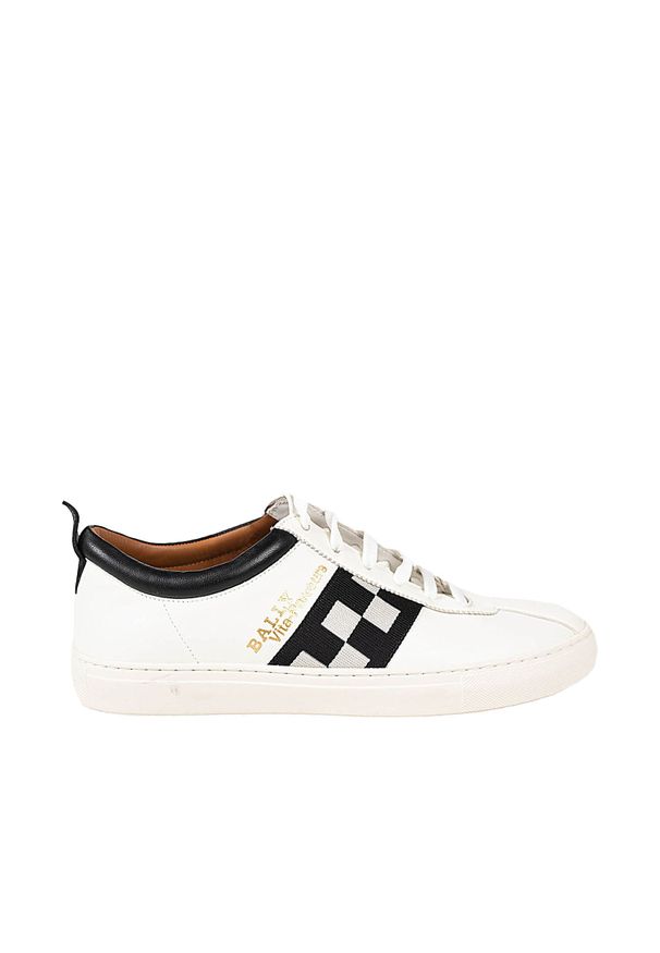 Bally Sneakersy "Vita" | 6225471 | Vita | Mężczyzna | Biały. Kolor: biały. Materiał: skóra. Wzór: nadruk