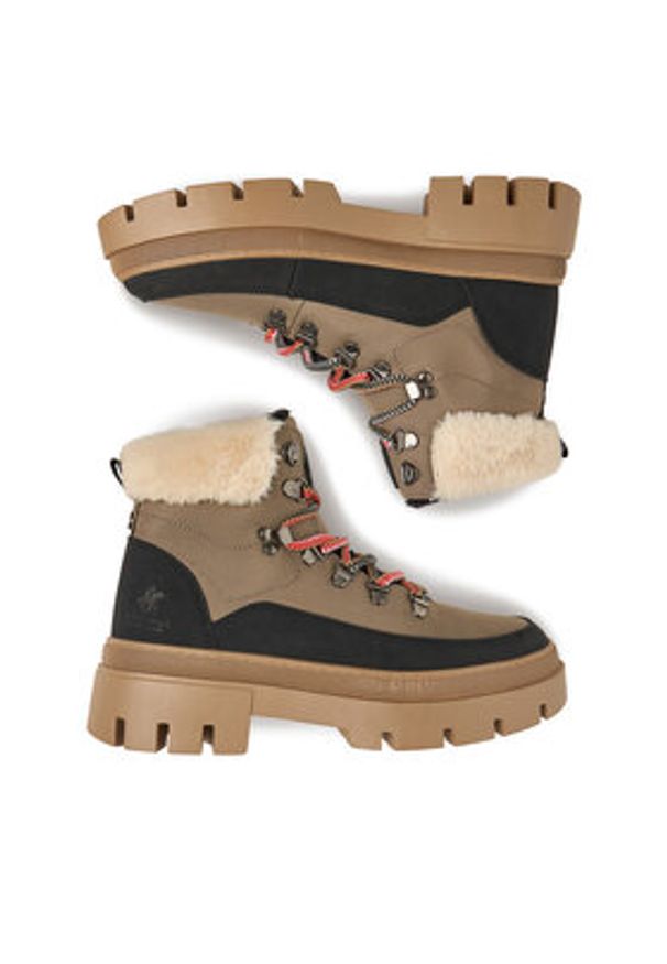 Beverly Hills Polo Club Trzewiki CEO-V12-1018 Brązowy. Kolor: brązowy. Materiał: materiał