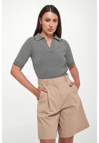 Weekend Max Mara - Polo damskie dzianinowe Junior WEEKEND MAX MARA. Typ kołnierza: polo. Materiał: dzianina
