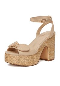 DeeZee Espadryle RT2206125 Beżowy. Kolor: beżowy. Materiał: materiał #6