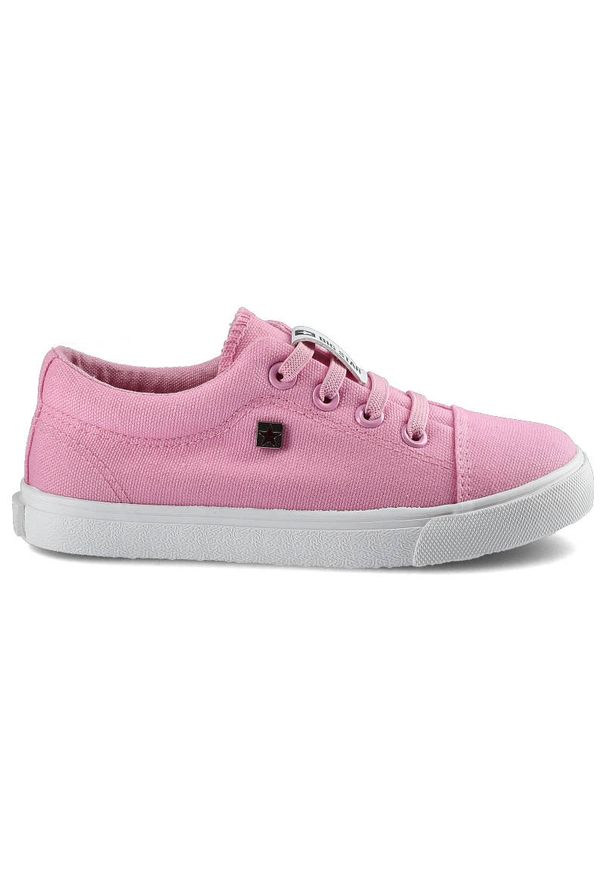 Big-Star - Różowe Trampki Big Star Dziecięce Modne Buty. Okazja: na co dzień. Zapięcie: sznurówki, bez zapięcia. Kolor: różowy. Materiał: materiał, guma. Szerokość cholewki: normalna. Wzór: aplikacja. Sezon: lato, wiosna. Styl: sportowy, casual, klasyczny