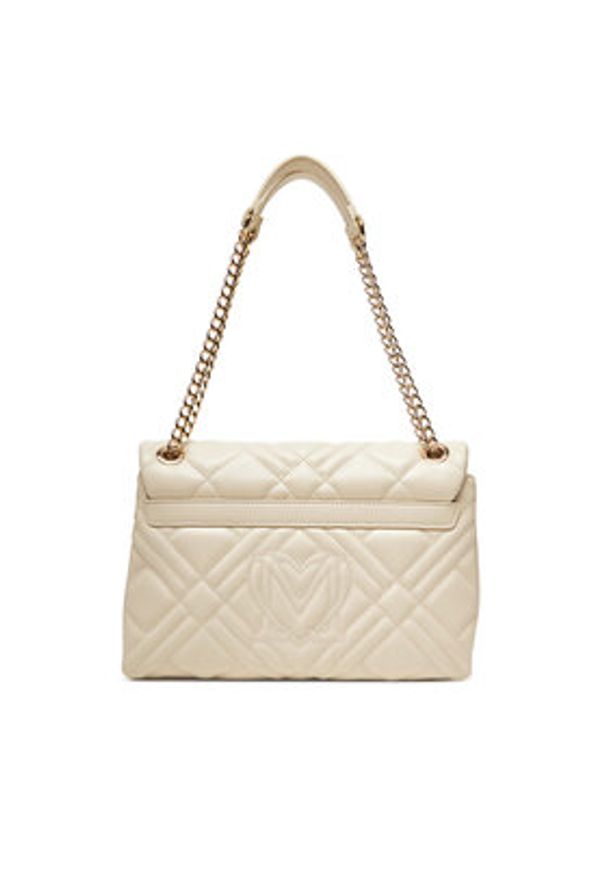 Love Moschino - LOVE MOSCHINO Torebka JC4153PP0MLA0110 Écru. Materiał: skórzane