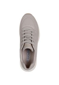skechers - Adidasy Skechers Bobs Arch Comfort B, Kobiety. Kolor: szary. Materiał: materiał, syntetyk, tkanina
