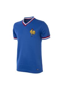 COPA FOOTBALL - Koszulka piłkarska retro - dorosły - Francja 1971 - Niebieska. Kolor: niebieski. Sport: piłka nożna