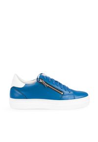 Antony Morato Sneakersy | MMFW01281-LE300001 | Mężczyzna | Niebieski. Nosek buta: okrągły. Zapięcie: zamek. Kolor: niebieski. Materiał: skóra #4