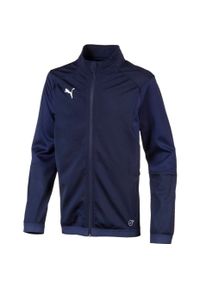 Bluza sportowa dla chłopca Puma Liga Training Jacket. Kolor: niebieski. Materiał: dresówka, poliester, materiał. Sport: piłka nożna