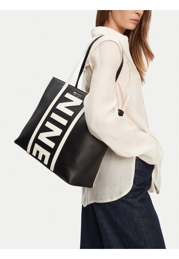 Nine West Torebka CEO-WHITE-LX10027 Czarny. Kolor: czarny