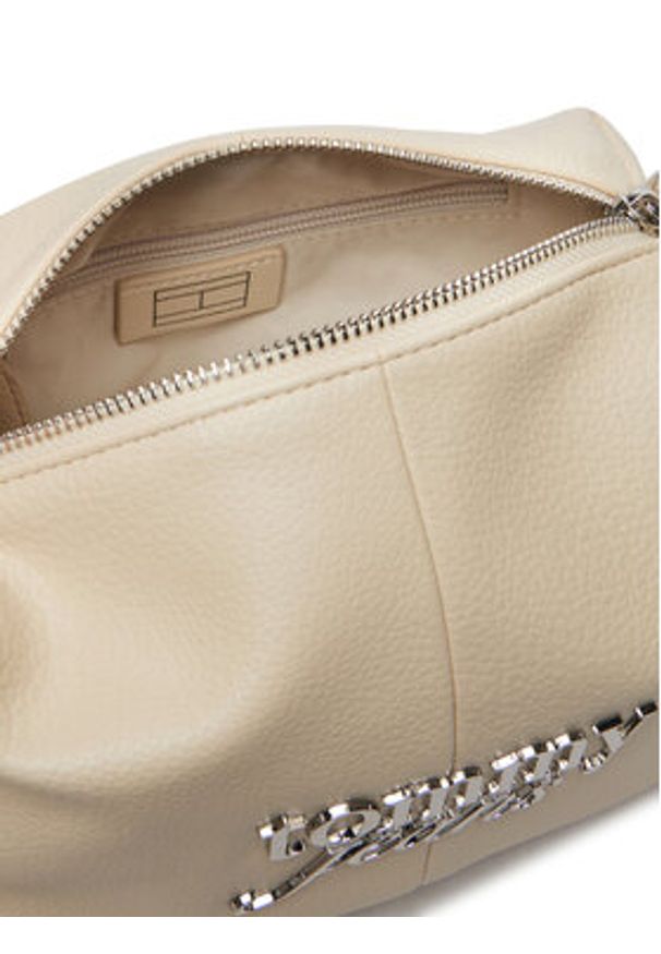 Tommy Jeans Torebka Tjw Bold Camera Bag AW0AW18470 Kremowy. Kolor: kremowy. Materiał: skórzane