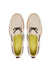 TOMMY HILFIGER - Tommy Hilfiger Mokasyny Light Sde FM0FM05747 Beżowy. Kolor: beżowy. Materiał: zamsz, skóra #5