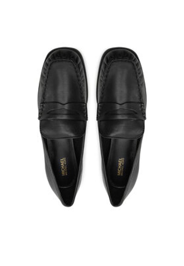 MICHAEL Michael Kors Loafersy Carlson 40F4CSFP1L Czarny. Kolor: czarny. Materiał: skóra