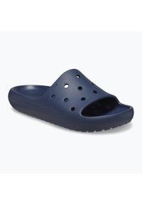 Klapki plażowe dla dorosłych Crocs Classic Slide V2. Okazja: na plażę. Kolor: niebieski