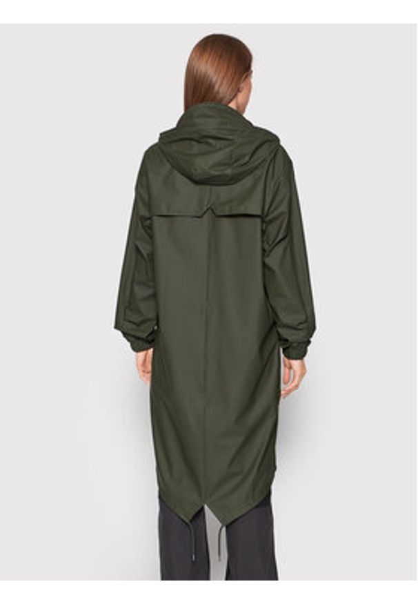 Rains Kurtka przeciwdeszczowa Unisex 18140 Zielony Regular Fit. Kolor: zielony. Materiał: syntetyk
