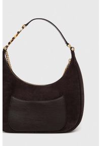 MICHAEL Michael Kors torebka zamszowa kolor brązowy. Kolor: brązowy. Materiał: zamszowe. Rodzaj torebki: na ramię #5