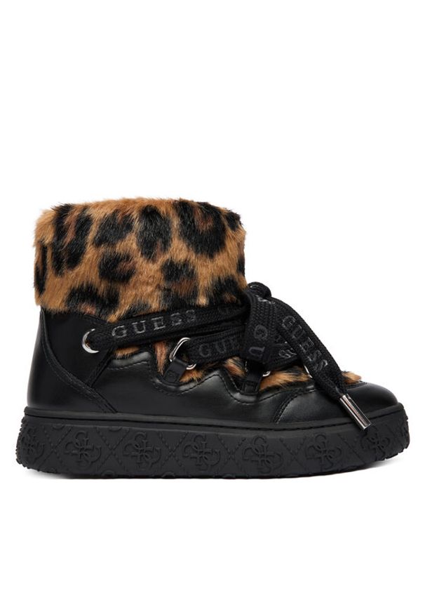 Guess Śniegowce FLFUEK FUR10 Brązowy. Kolor: brązowy. Materiał: materiał