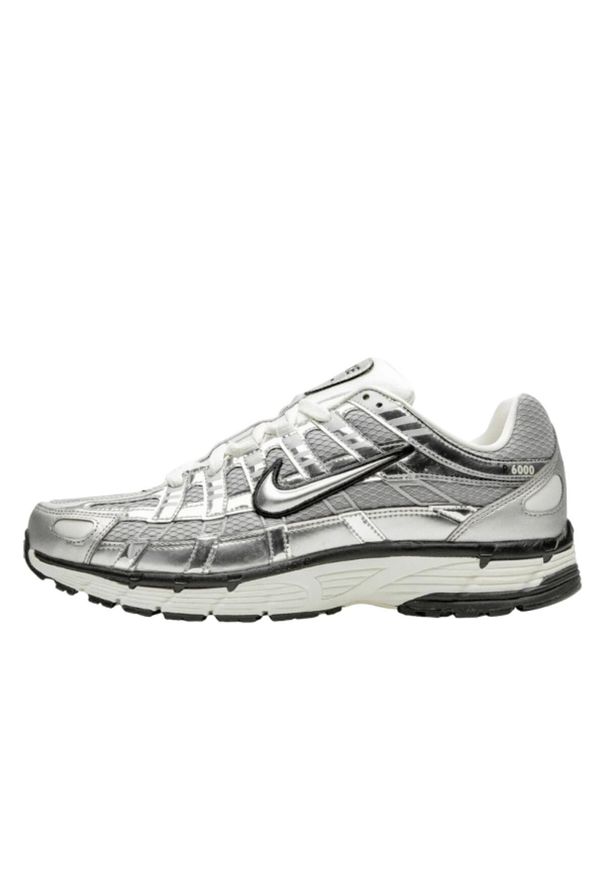Buty do chodzenia dla dorosłych Nike P-6000 Metallic Silver. Kolor: szary. Sport: turystyka piesza