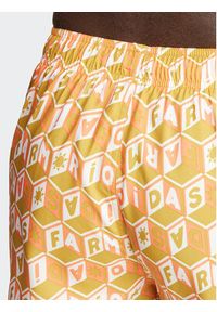 Adidas - adidas Szorty kąpielowe FARM Rio 3-Stripes CLX IR6199 Żółty Regular Fit. Kolor: żółty. Materiał: syntetyk #4