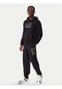 EA7 Emporio Armani Bluza 7M001313 AF13512 UC001 Czarny Regular Fit. Kolor: czarny. Materiał: bawełna #3