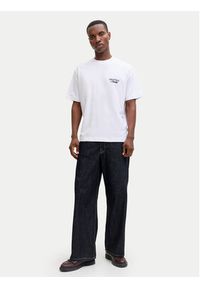 Jack & Jones T-Shirt Norrebro Typo 12282898 Biały Regular Fit. Kolor: biały. Materiał: bawełna #4