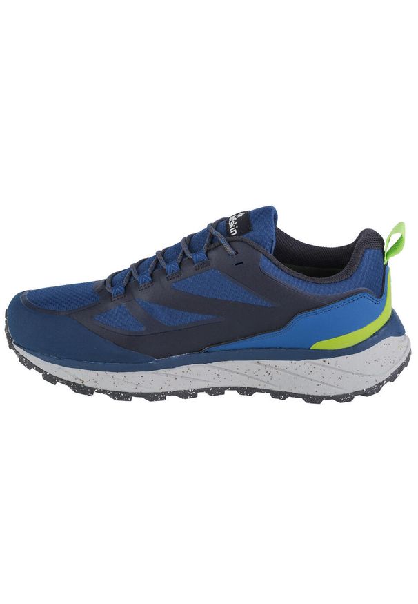 Buty trekkingowe męskie, Jack Wolfskin Terraventure Texapore Low M. Zapięcie: sznurówki. Kolor: niebieski. Materiał: syntetyk, tkanina, materiał. Szerokość cholewki: normalna