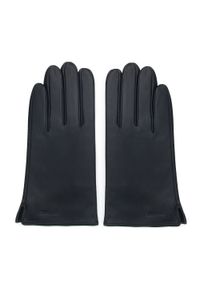 Wittchen - Męskie rękawiczki skórzane klasyczne czarne. Kolor: czarny. Materiał: skóra. Sezon: jesień, zima. Styl: klasyczny