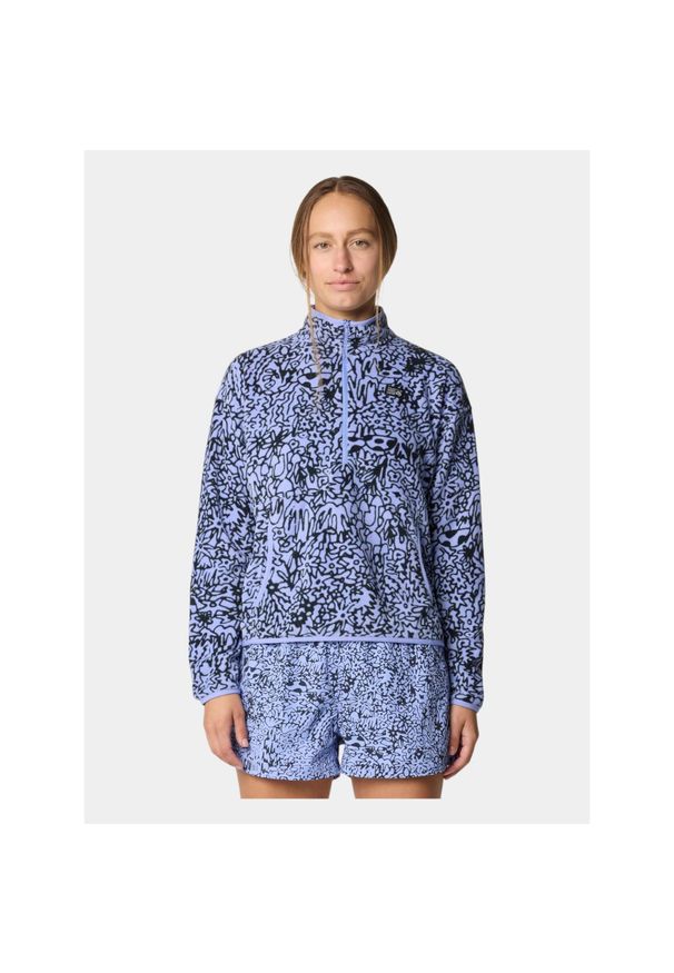 MOUNTAIN HARDWEAR - Sweter damski Mountain Hardwear Microchill. Kolor: szary, niebieski, wielokolorowy. Materiał: polar. Sport: turystyka piesza