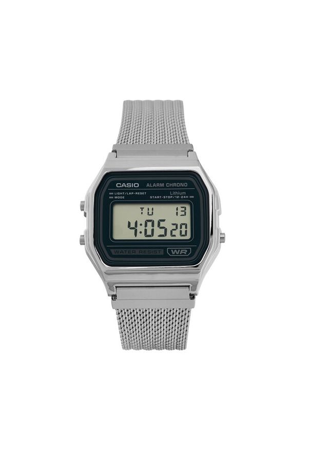 Zegarek Casio. Kolor: srebrny. Styl: vintage