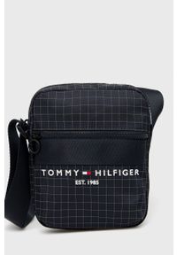 TOMMY HILFIGER - Tommy Hilfiger saszetka kolor granatowy. Kolor: niebieski
