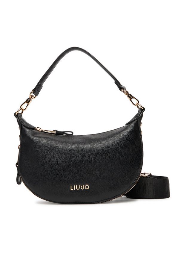 Liu Jo Torebka Ecs S Hobo AF5043 E0058 Czarny. Kolor: czarny. Materiał: skórzane