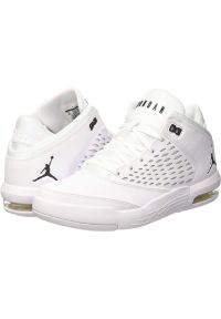 Buty Nike Jordan Flight Origin M 921196-100 białe. Okazja: na co dzień. Kolor: biały. Materiał: materiał, syntetyk, skóra. Szerokość cholewki: normalna #5