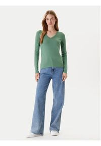 United Colors of Benetton - United Colors Of Benetton Bluzka 3GA2E4245 Zielony Regular Fit. Kolor: zielony. Materiał: bawełna #5