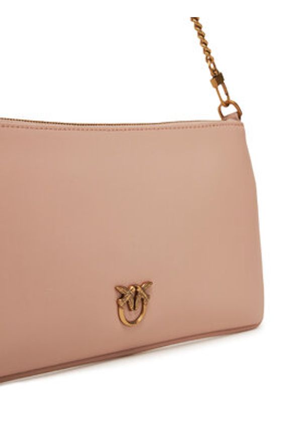 Pinko - PINKO Torebka Horizontal Flat AI 24-25 102747 A20F Różowy. Kolor: różowy. Materiał: skórzane