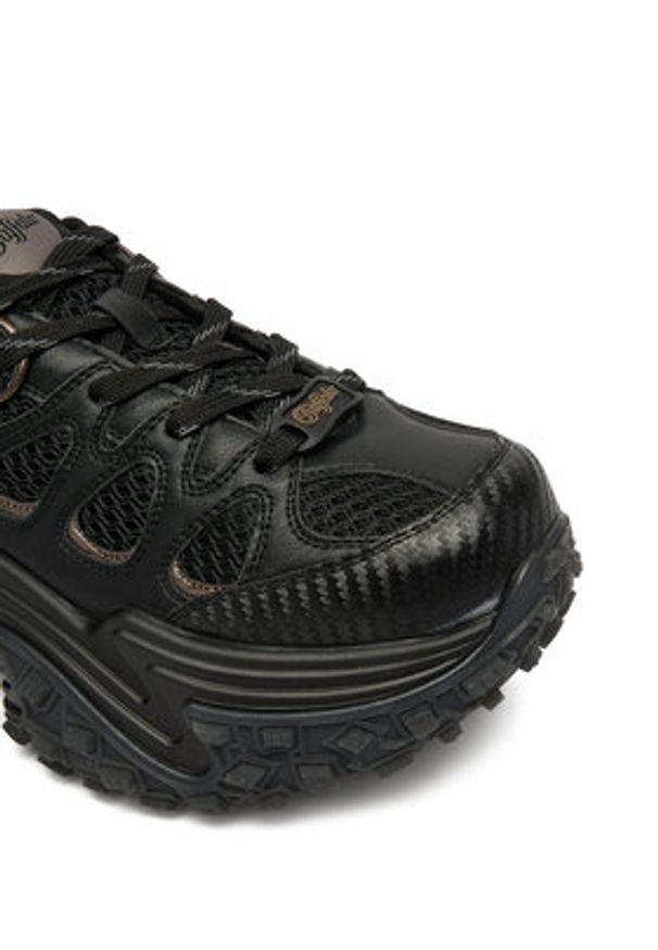 Buffalo Sneakersy Cerbo 1636521 Czarny. Kolor: czarny. Materiał: skóra