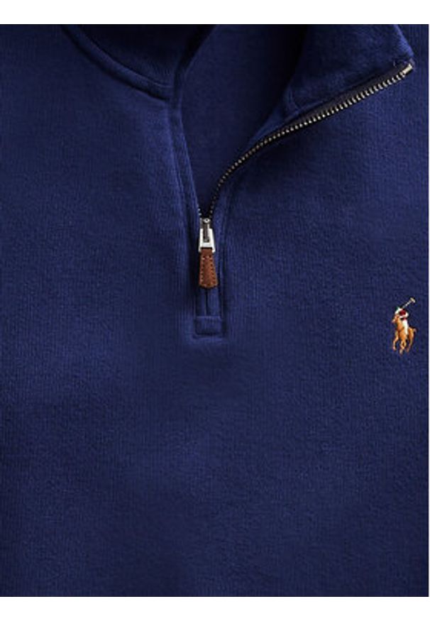 Polo Ralph Lauren Bluza Lsl 710671929029 Granatowy Regular Fit. Typ kołnierza: polo. Kolor: niebieski. Materiał: bawełna