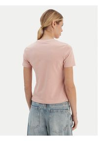 Guess T-Shirt V6RI20 J1314 Różowy Regular Fit. Kolor: różowy. Materiał: bawełna #5