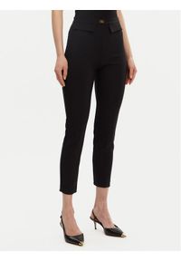 Elisabetta Franchi Spodnie materiałowe PA-077-51E2-V320 Czarny Regular Fit. Kolor: czarny. Materiał: syntetyk