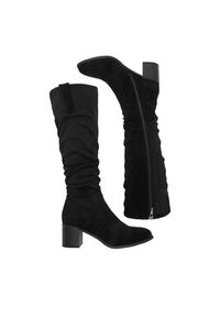 Jenny - JENNY Kozaki CEO-WS14438-02 Czarny. Kolor: czarny. Materiał: materiał #7