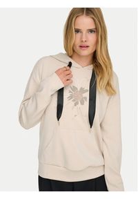 only - ONLY Bluza Fancy 15370578 Beżowy Regular Fit. Kolor: beżowy. Materiał: syntetyk #2