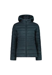 Kurtka puchowa z kapturem na zamek Sorona Aura damska CMP. Typ kołnierza: kaptur. Kolor: zielony. Materiał: puch #1