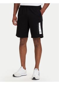 EA7 Emporio Armani Szorty sportowe 7M002421 AF13512 MC001 Czarny Slim Fit. Kolor: czarny. Materiał: bawełna. Styl: sportowy #1