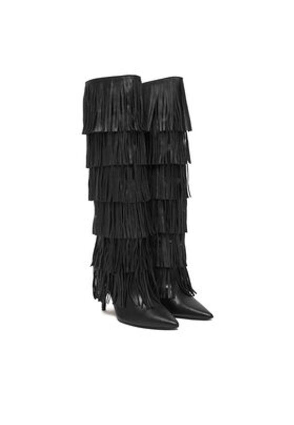 Steve Madden Kozaki Wanderlust SM11004766 Czarny. Kolor: czarny. Materiał: skóra