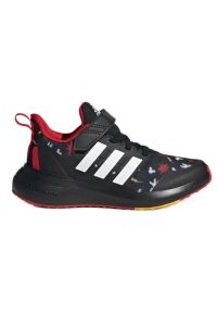 Adidas - Buty adidas FortaRun 2.0 Mickey El Jr HP8997 czarne. Zapięcie: pasek. Kolor: czarny. Materiał: guma, syntetyk, materiał. Szerokość cholewki: normalna. Wzór: paski. Model: Adidas Cloudfoam. Sport: bieganie