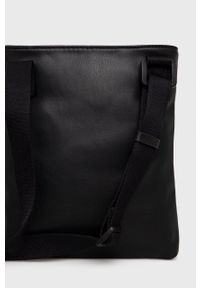 Calvin Klein Jeans saszetka kolor czarny. Kolor: czarny. Materiał: materiał, włókno #4