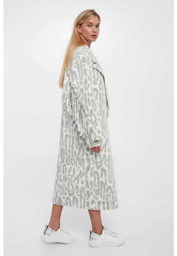 Sportalm - Płaszcz damski wełniany z moherem SPORTALM. Materiał: moher, wełna