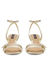 Nine West Sandały BYCCC02 Złoty. Kolor: złoty. Materiał: skóra #8