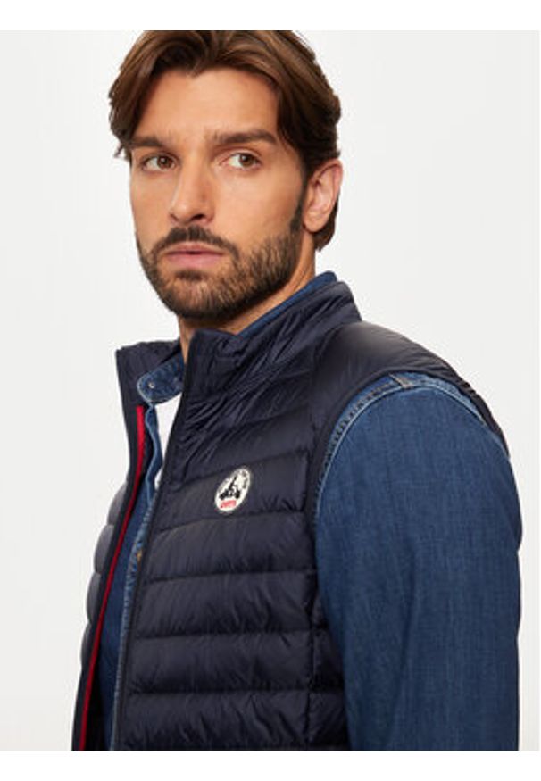 Jott Kamizelka Tom P000MDOW04 Granatowy Slim Fit. Kolor: niebieski. Materiał: syntetyk