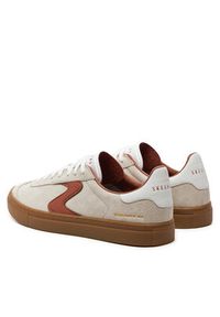 skechers - Skechers Sneakersy Arch Fit Legend Romah 254001/SDNT Écru. Materiał: zamsz, skóra #5