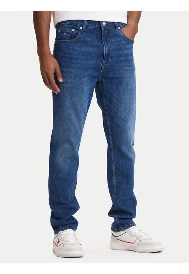 Tommy Jeans Jeansy Arlo DM0DM22921 Granatowy Straight Fit. Kolor: niebieski